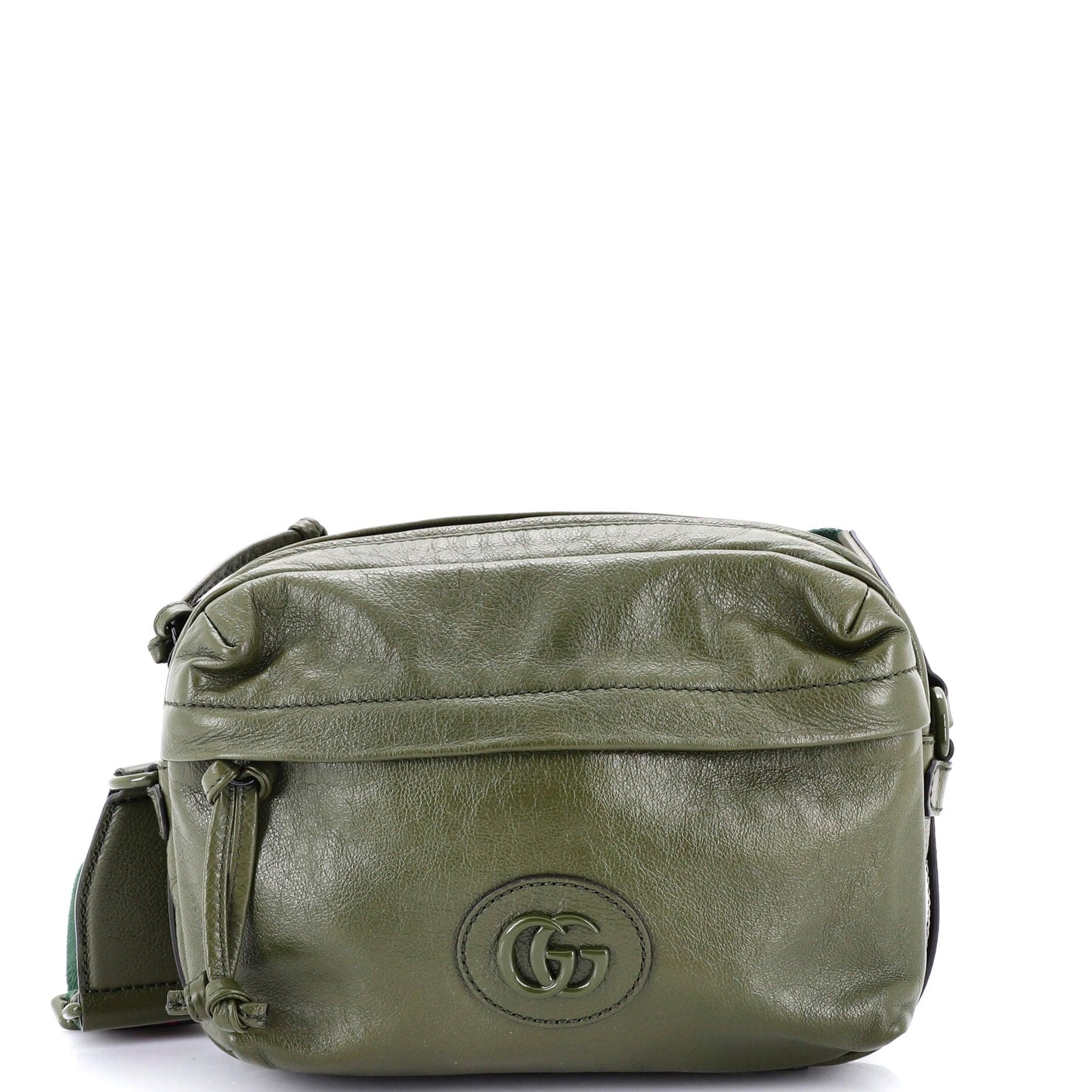 Tonal Double G Shoulder Bag Leather