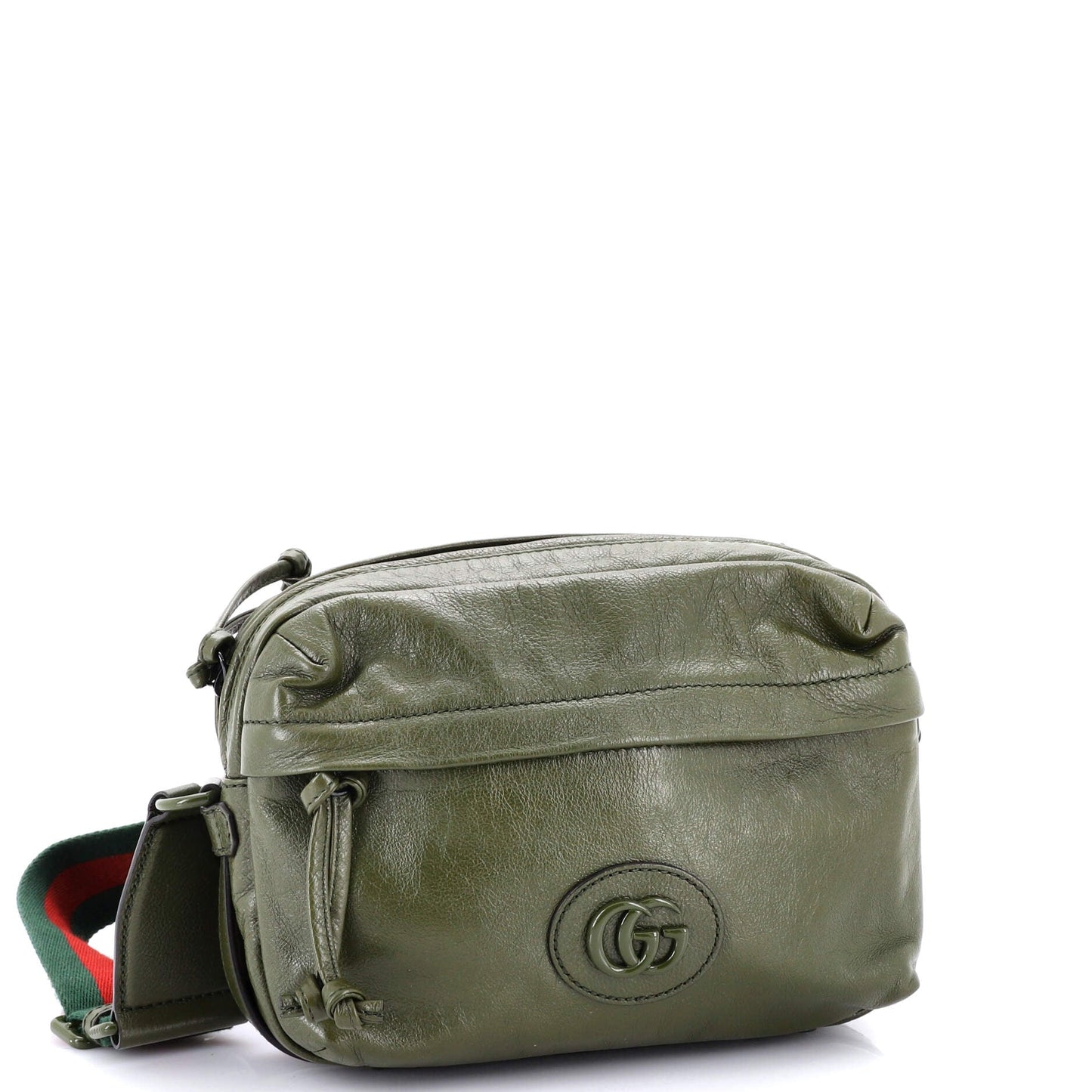 Tonal Double G Shoulder Bag Leather