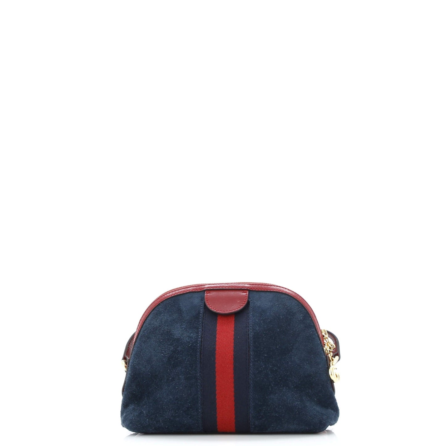 Ophidia Dome Shoulder Bag Suede Small