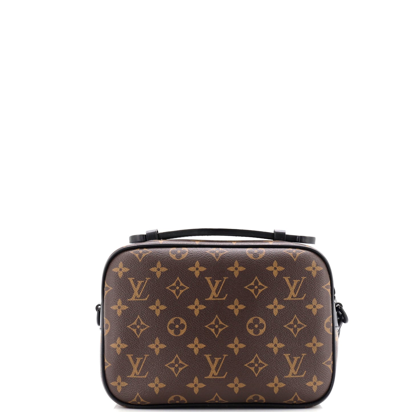 S Lock Messenger Bag Macassar Monogram Canvas