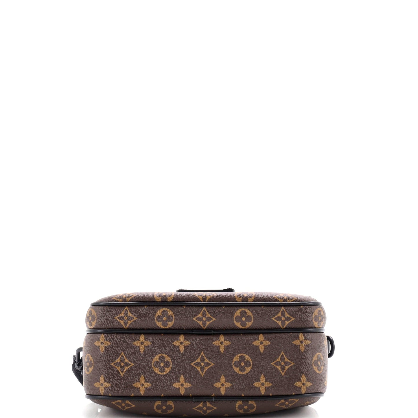 S Lock Messenger Bag Macassar Monogram Canvas