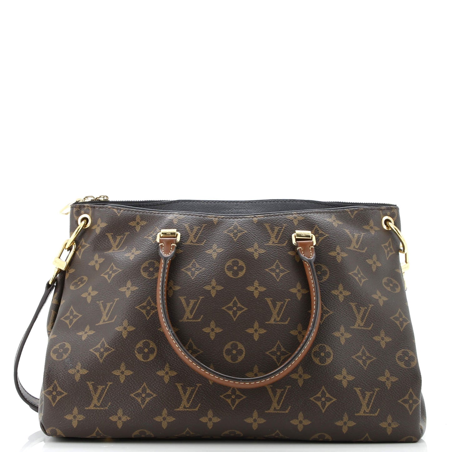 Pallas Tote Monogram Canvas with Leather