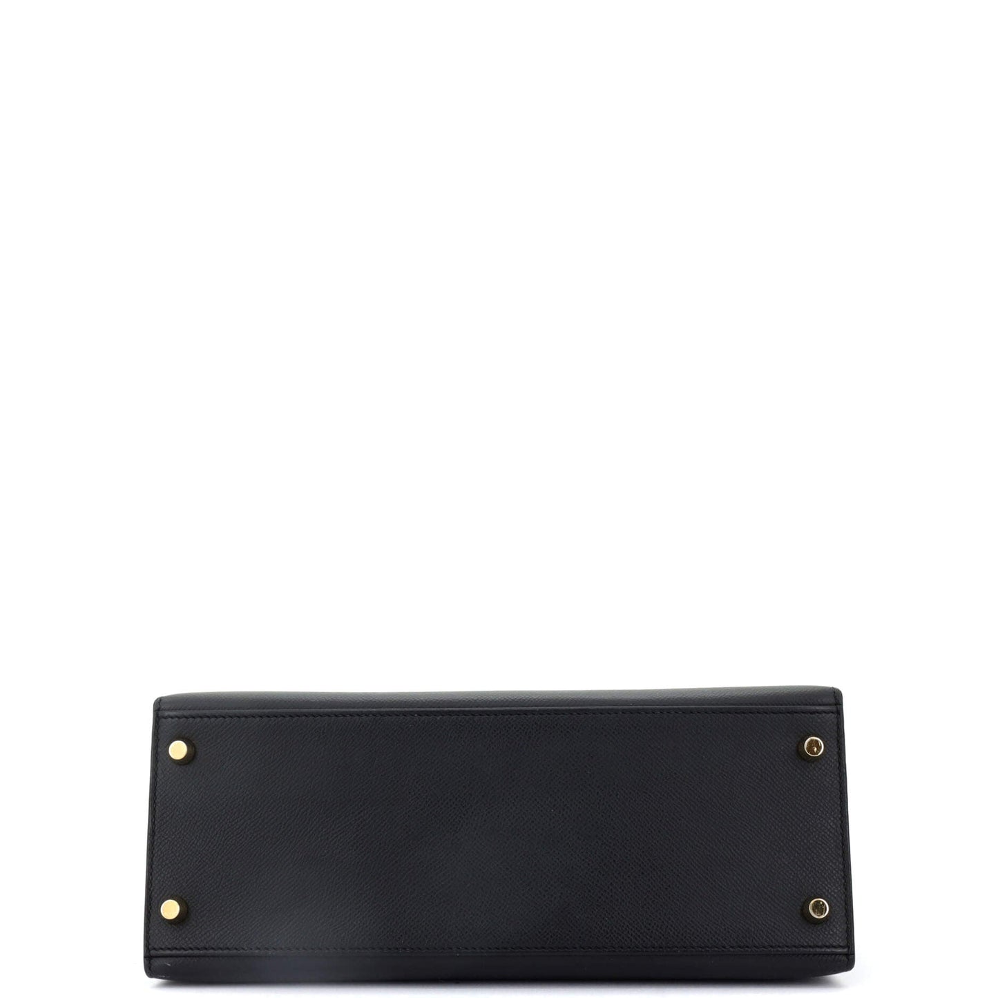 Kelly Handbag Noir Epsom with Gold Hardware 28