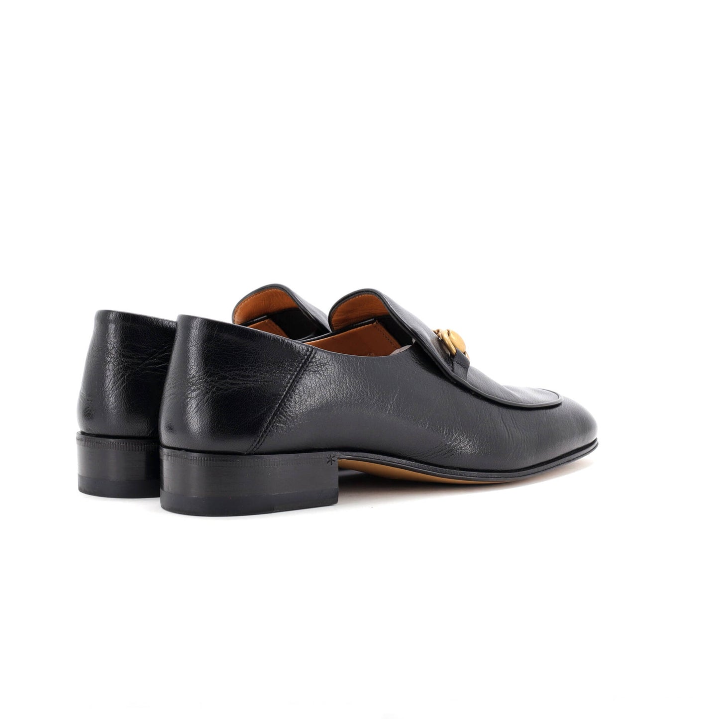 Women's Horsebit Mid-Heel Loafers Leather