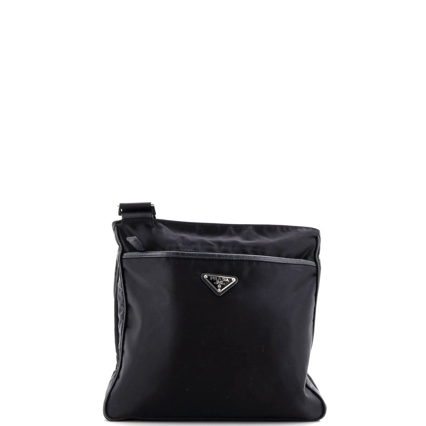 Front Pocket Messenger Bag Tessuto Medium