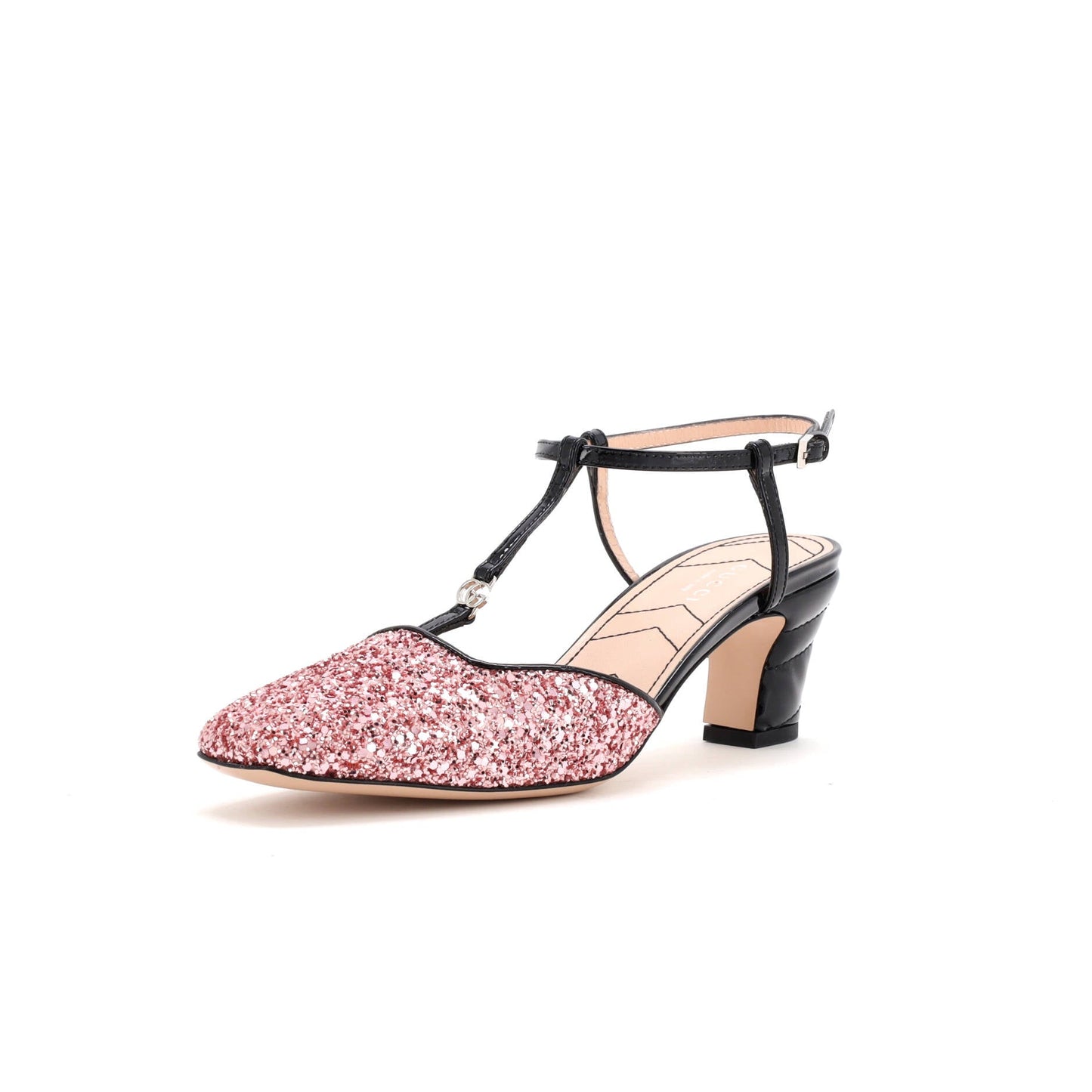 Women's Slingback Pumps Glitter and Patent