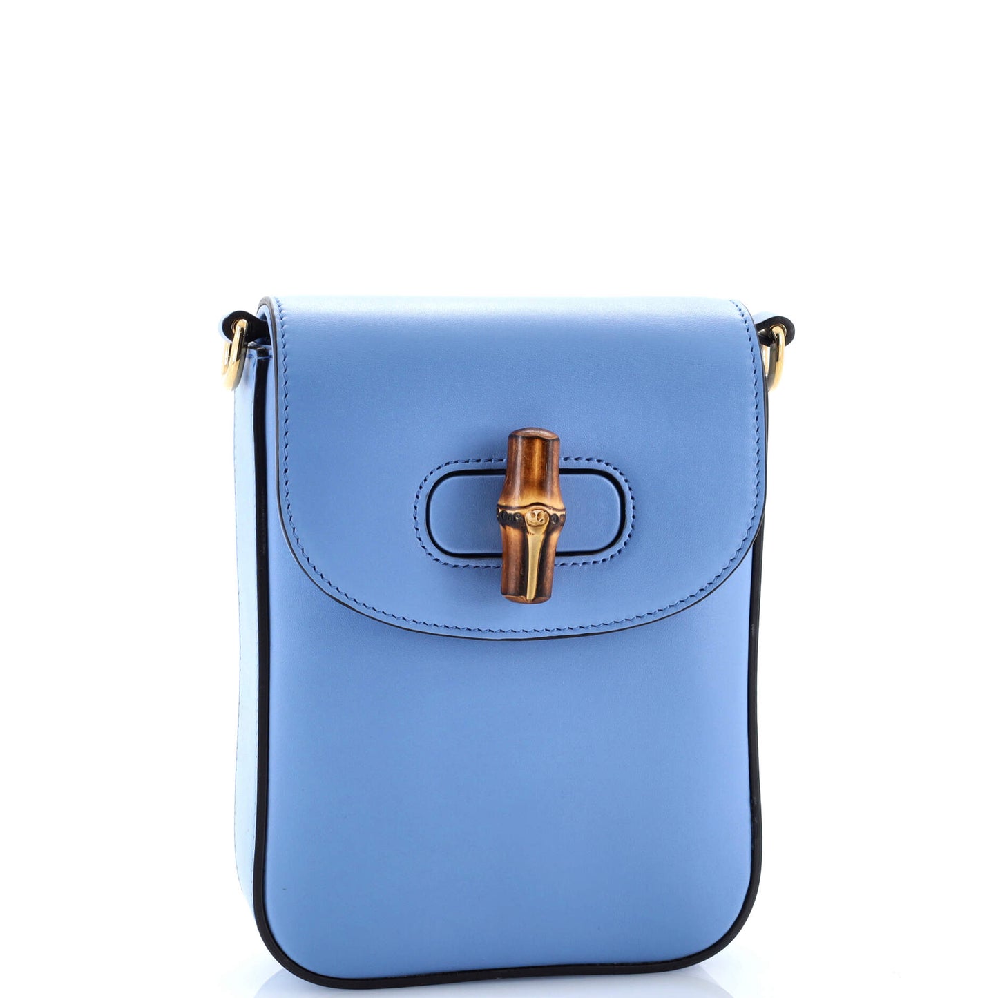 Bamboo Top Handle Backpack Leather Mini