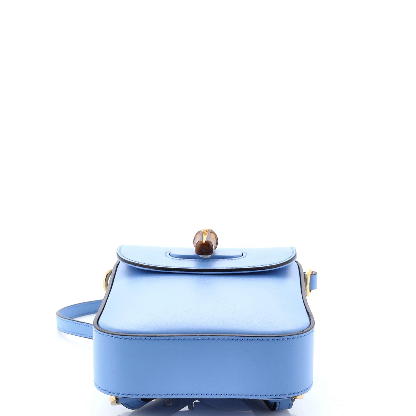 Bamboo Top Handle Backpack Leather Mini