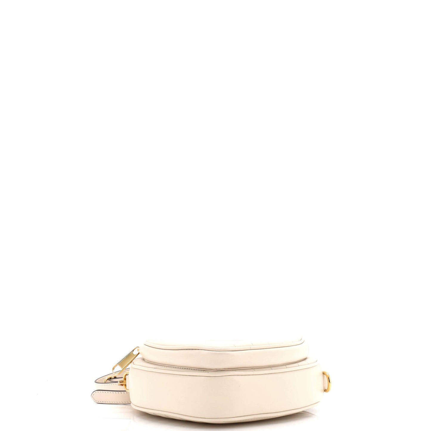 Interlocking G Heart Shoulder Bag Diagonal Quilted Leather Mini