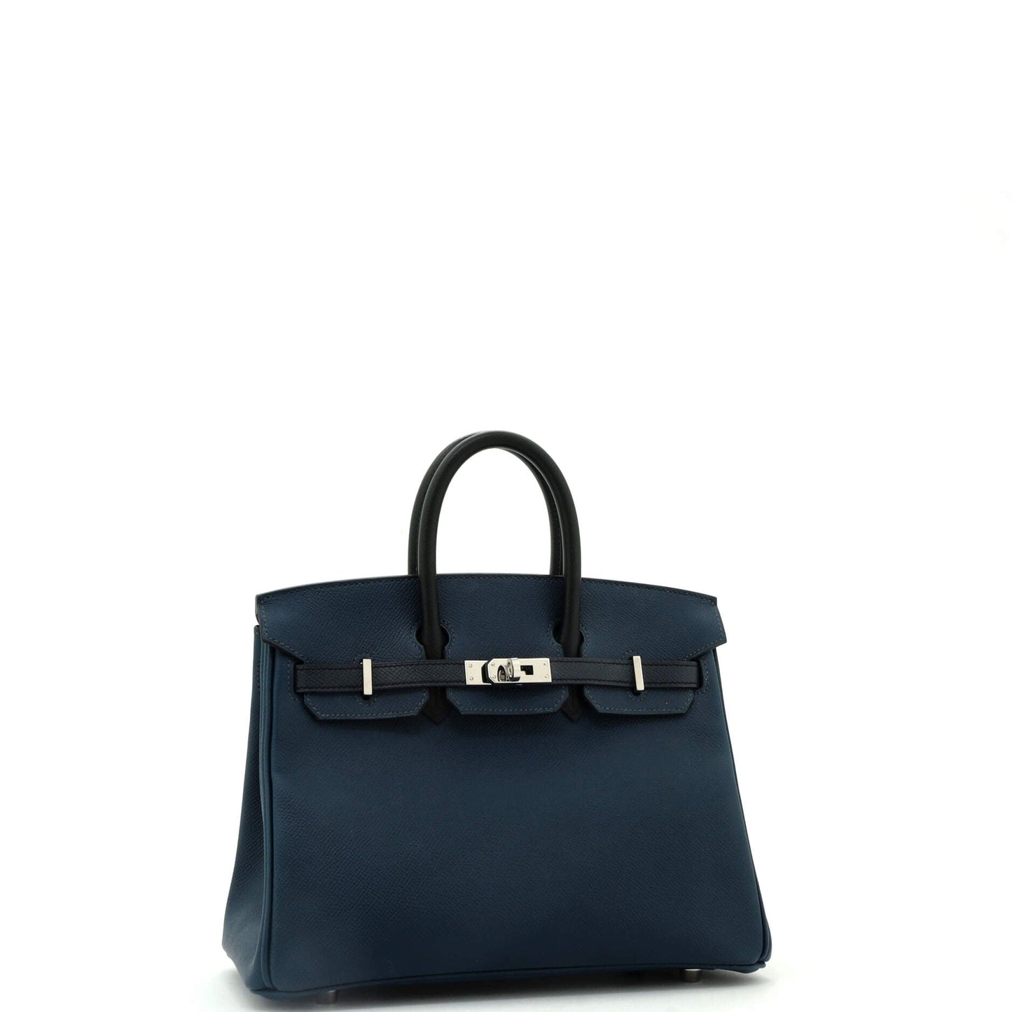 Birkin Handbag Tricolor Epsom with Palladium Hardware 25