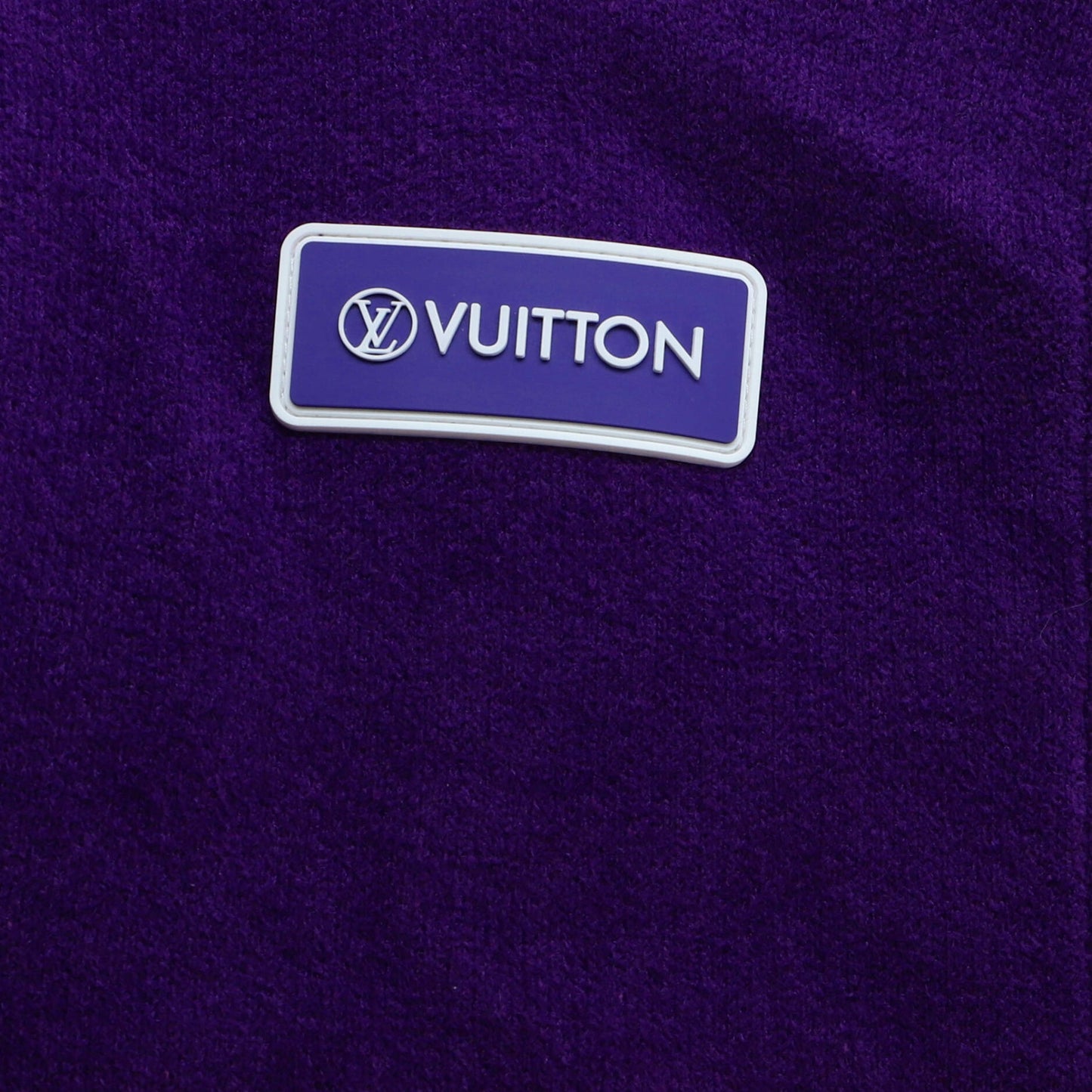 Women's Vuittamins Zip Collar Sweater Cotton and Wool Blend