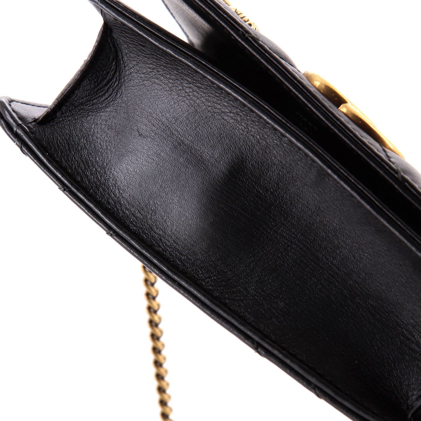 GG Marmont Chain Flap Bag Embellished Matelasse Leather Mini