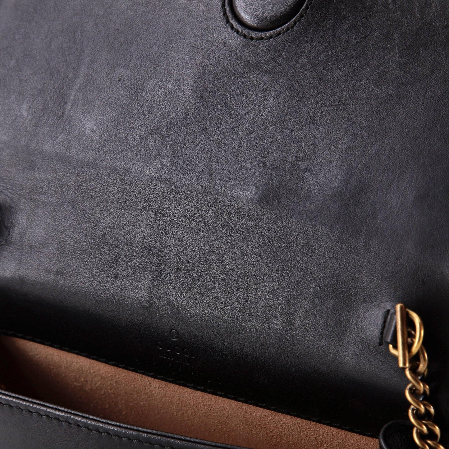 GG Marmont Chain Flap Bag Embellished Matelasse Leather Mini