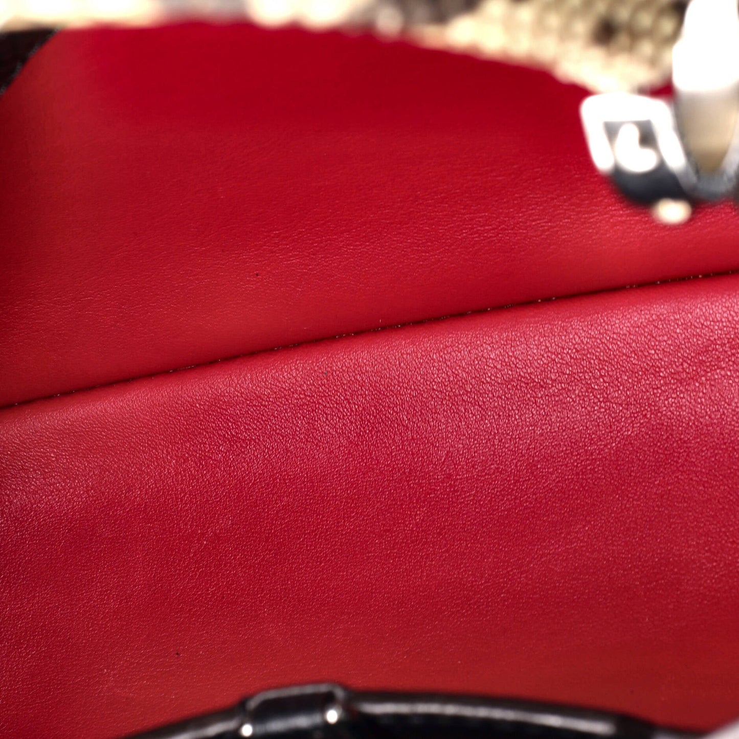 Capucines Bag Leather with Python PM