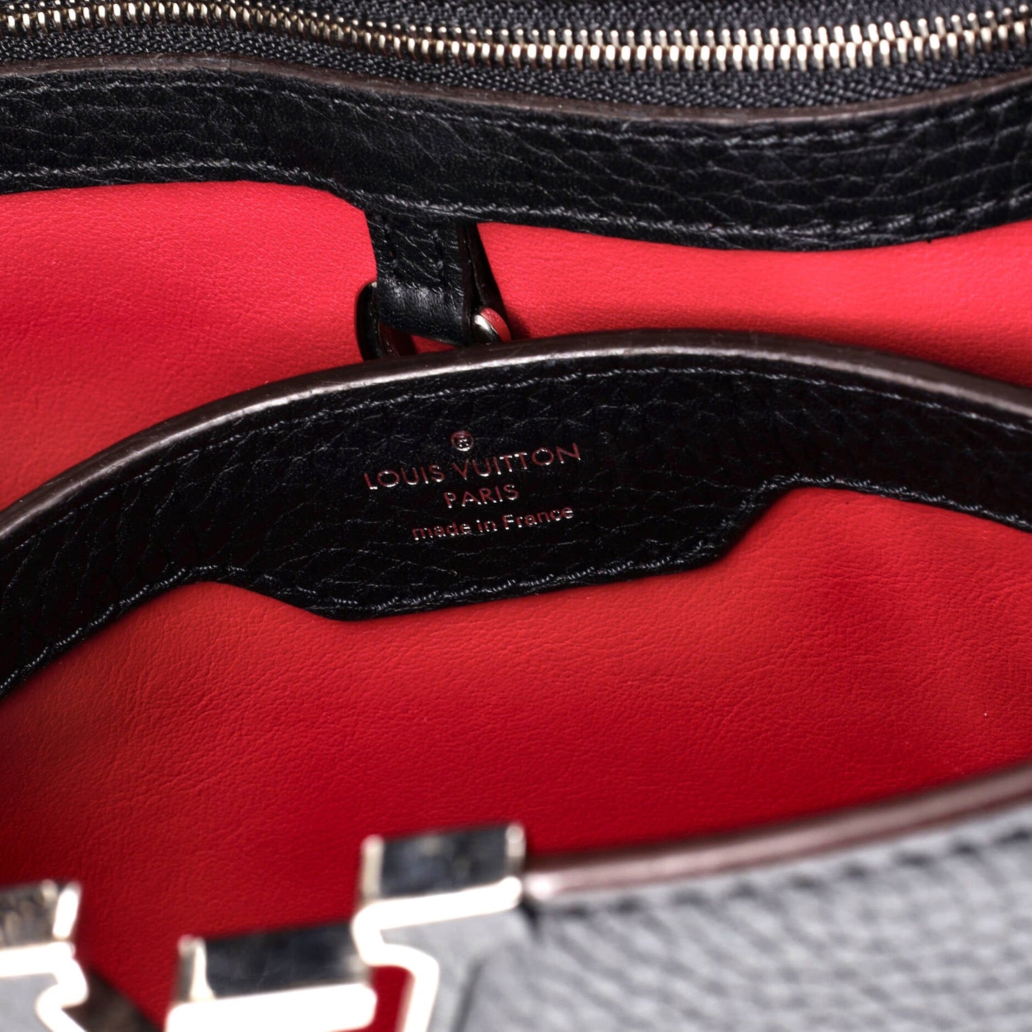 Capucines Bag Leather with Python PM