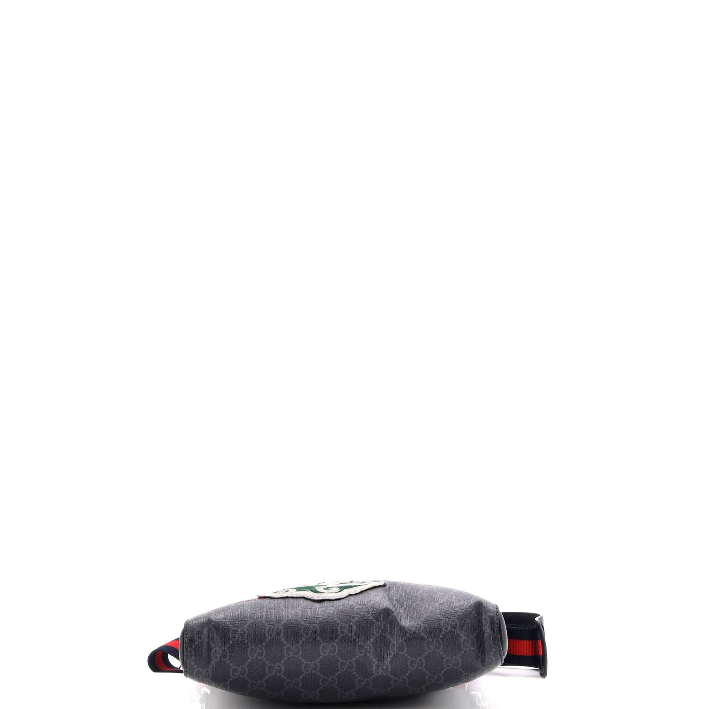 Night Courrier Zip Messenger GG Coated Canvas with Applique Small