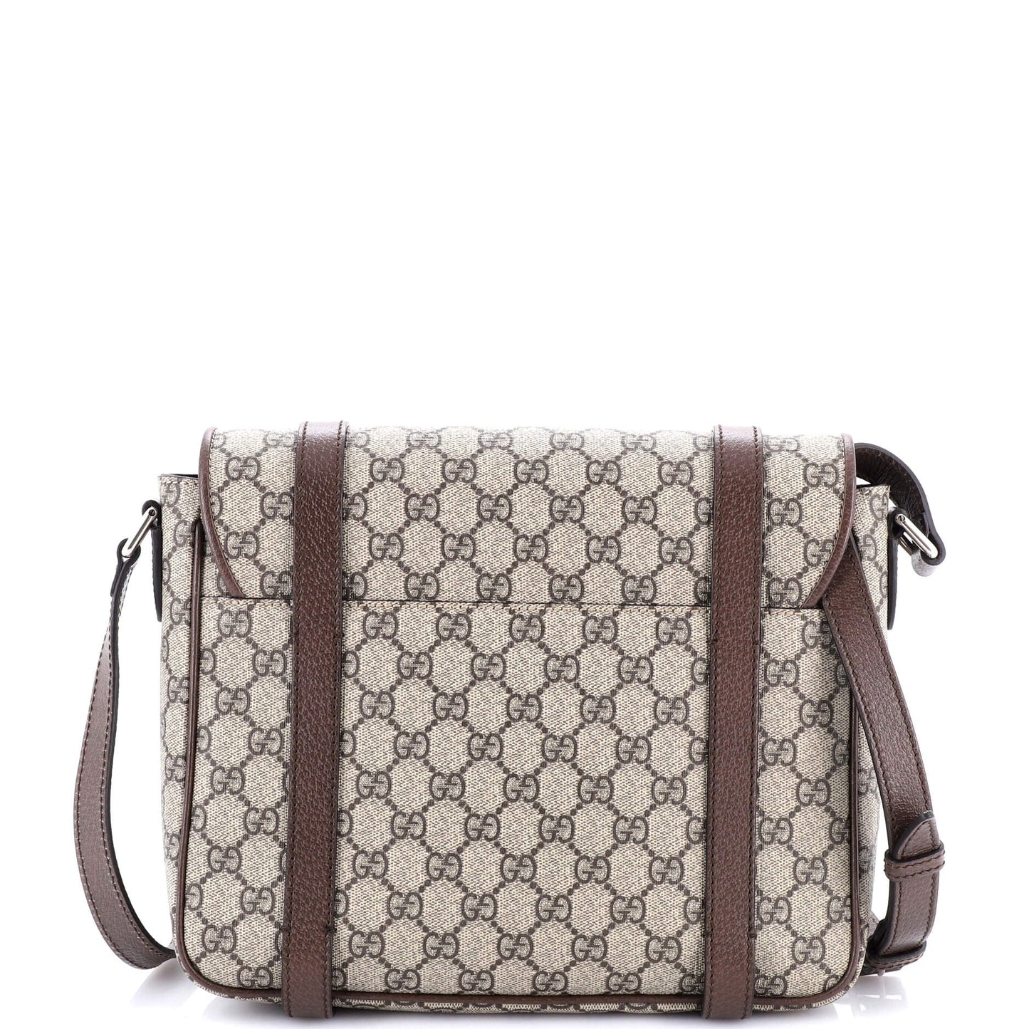 Interlocking G Patch Messenger Bag GG Coated Canvas Medium