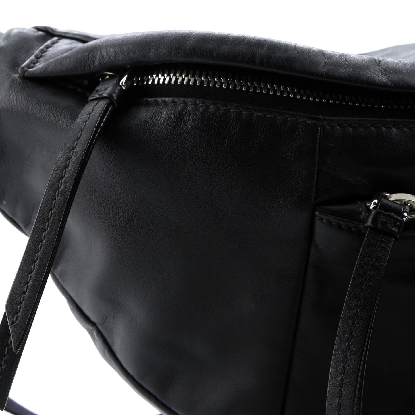 Front Pocket Belt Bag Soft Calfskin Large