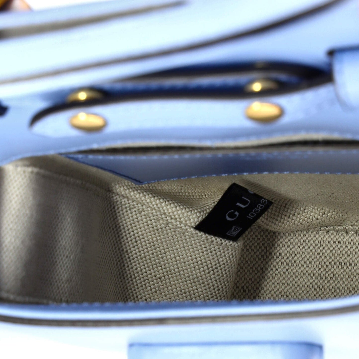 Bamboo Top Handle Backpack Leather Mini