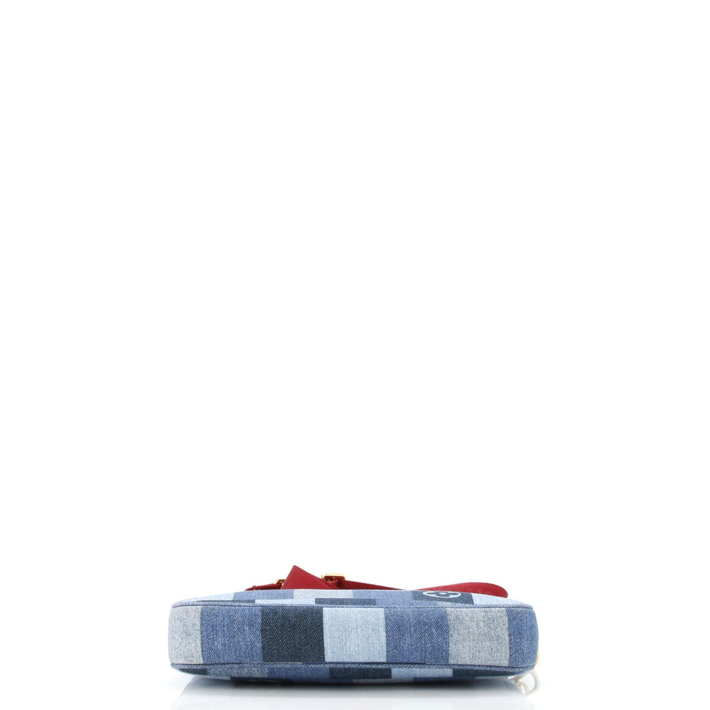 Multi Pochette Accessoires Damier and Monogram Patchwork Denim