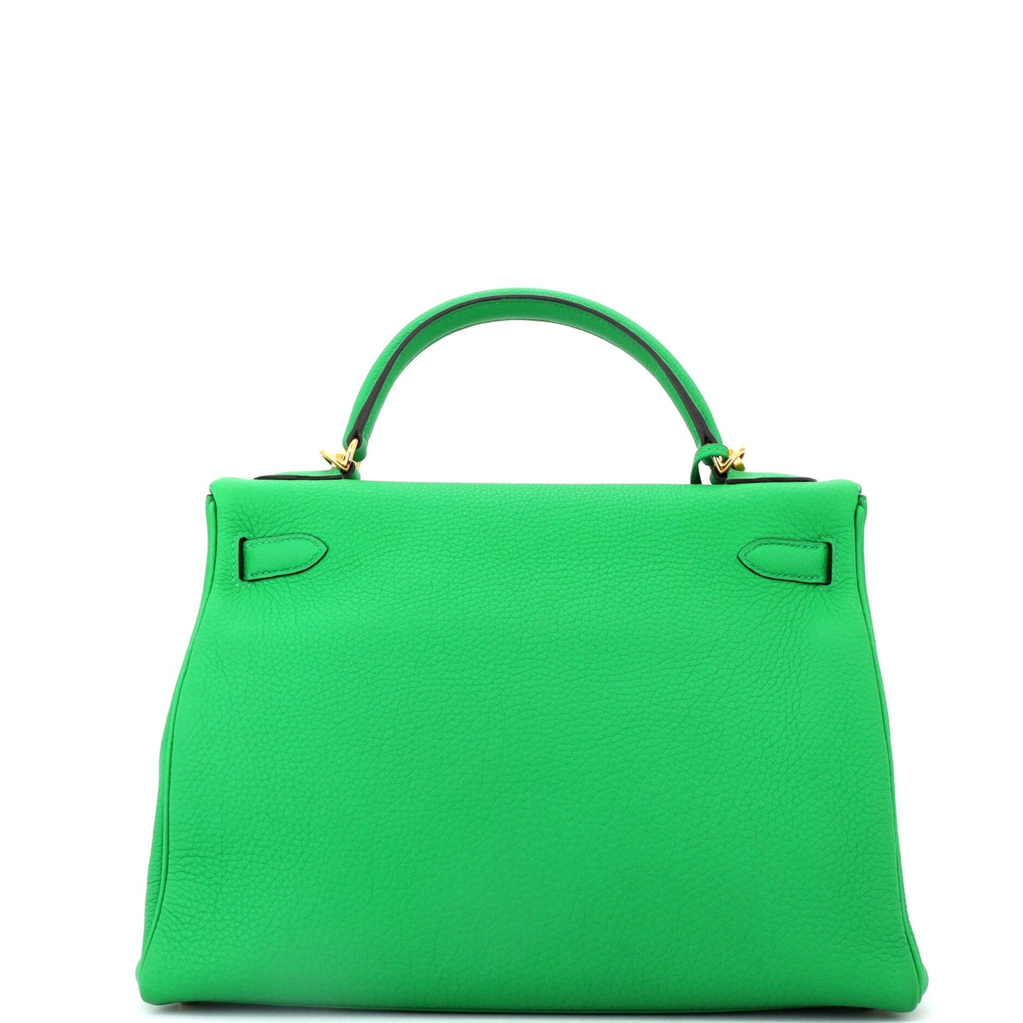 Kelly Handbag Bamboo Togo with Gold Hardware 32