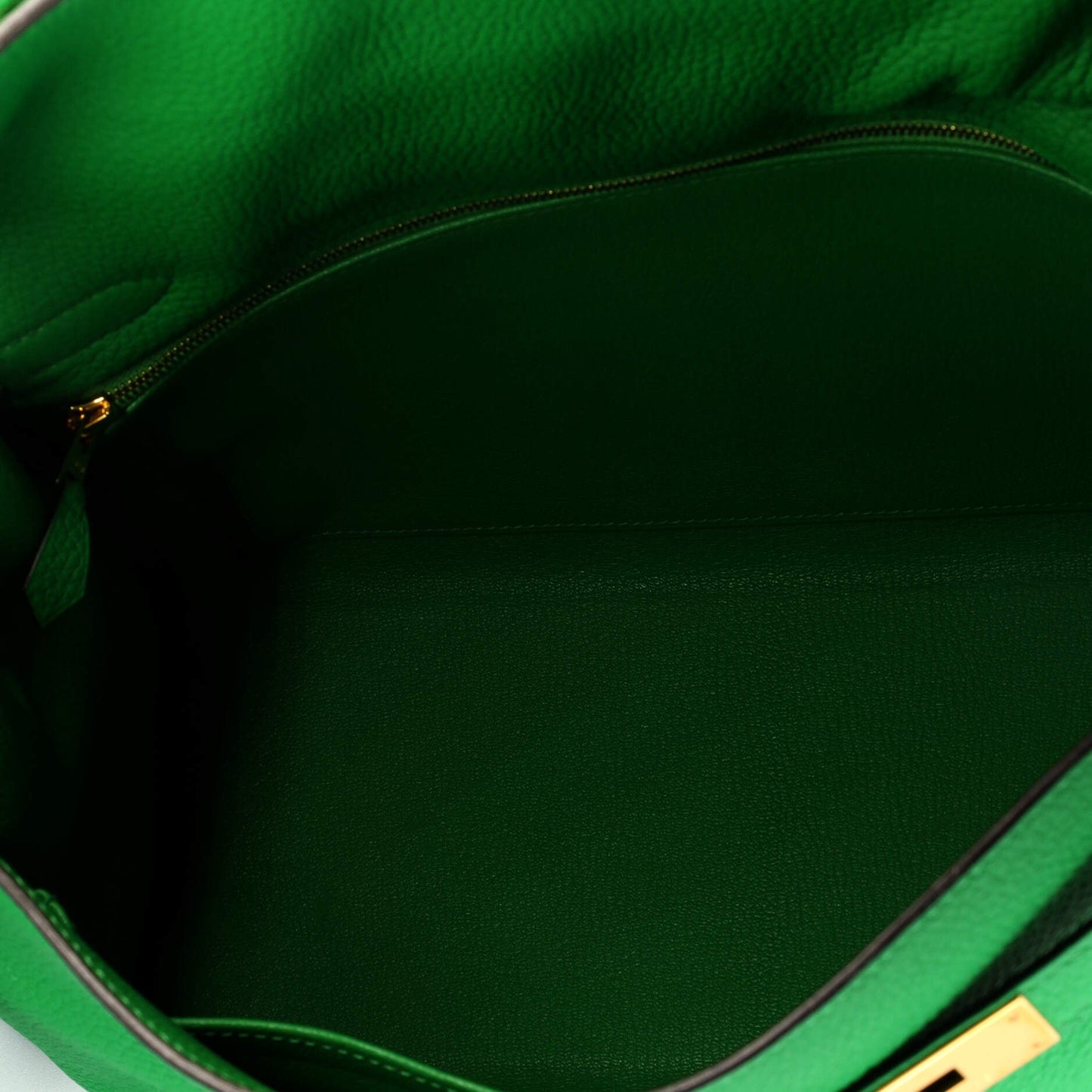 Kelly Handbag Bamboo Togo with Gold Hardware 32