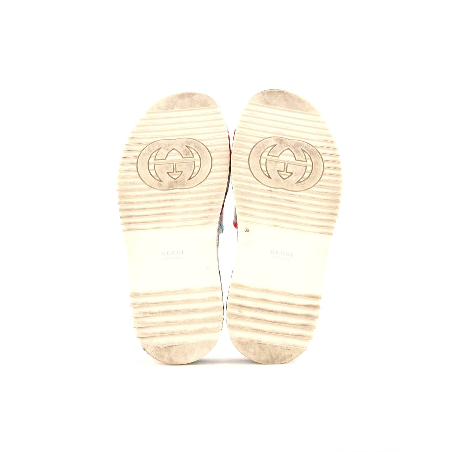 Women's Angelina Platform Slide Sandals Multicolor GG Linen