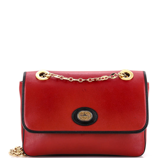 Marina Chain Flap Bag Leather Small