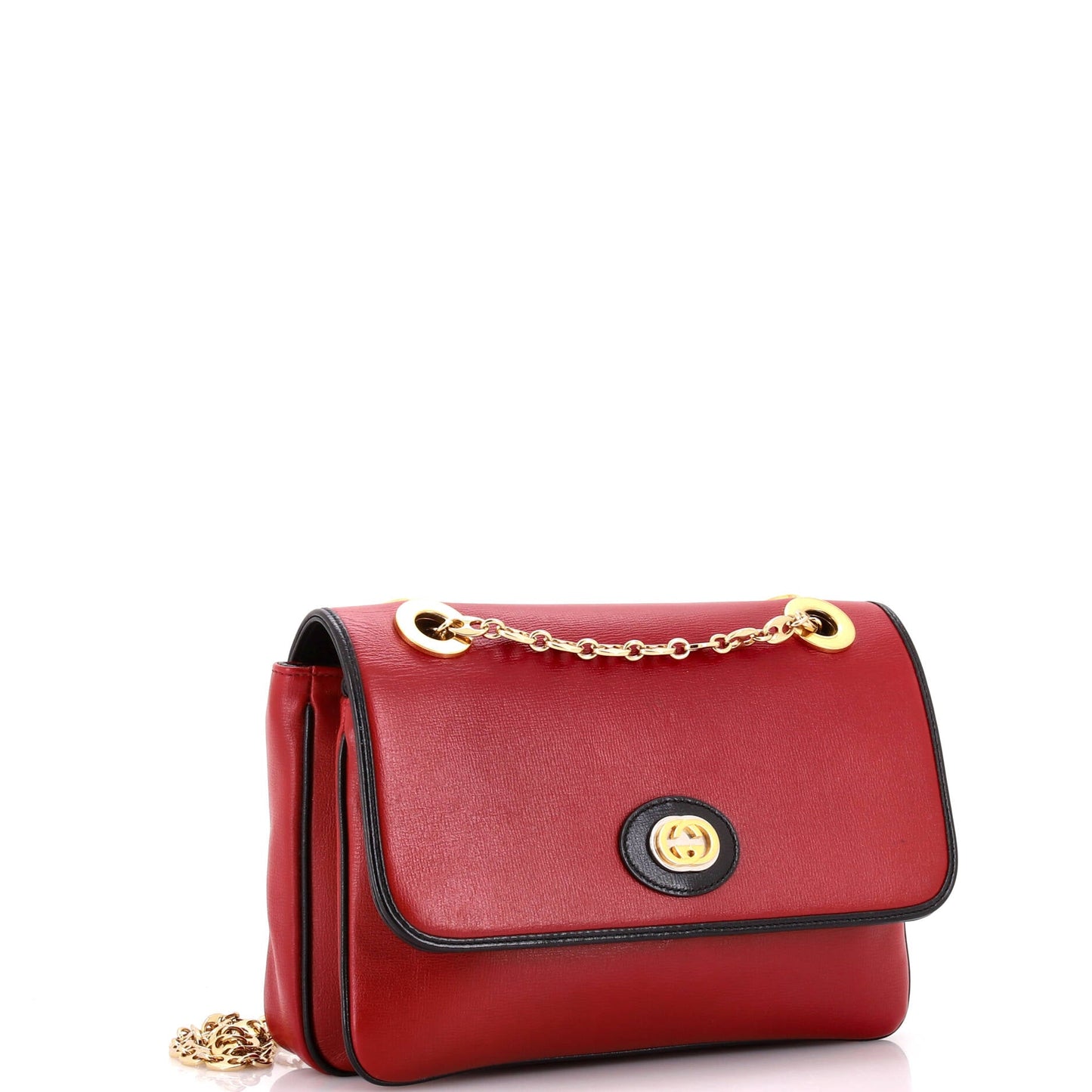 Marina Chain Flap Bag Leather Small