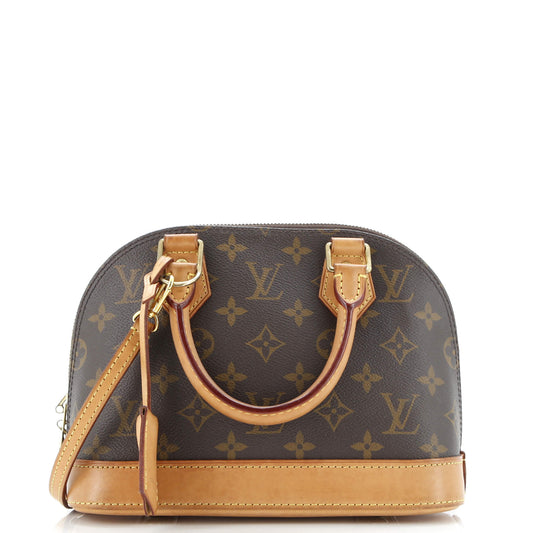 Alma Handbag Monogram Canvas BB