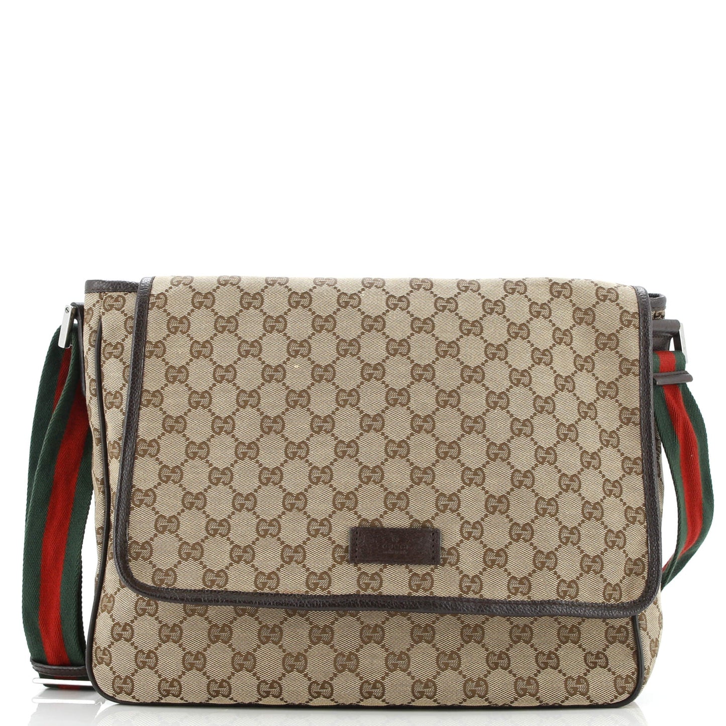 Web Strap Flap Messenger GG Canvas Medium