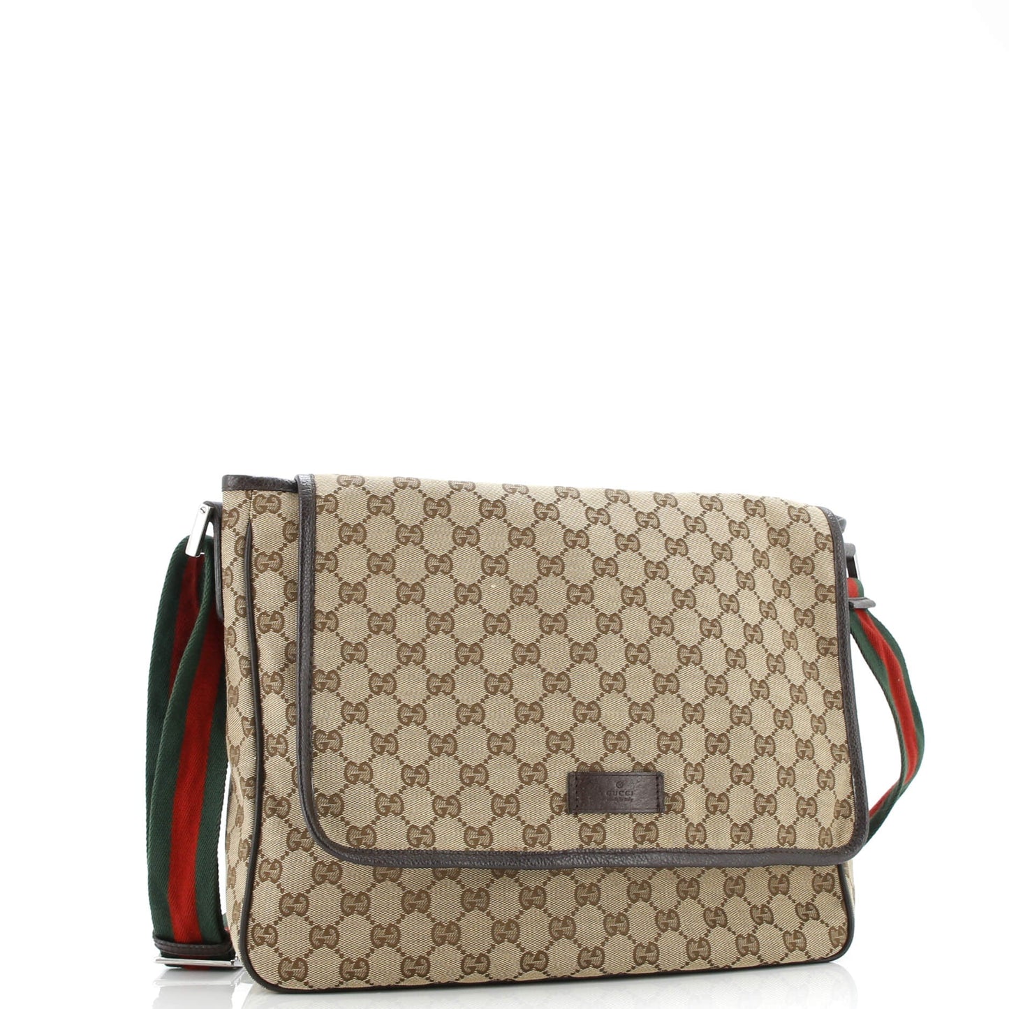 Web Strap Flap Messenger GG Canvas Medium