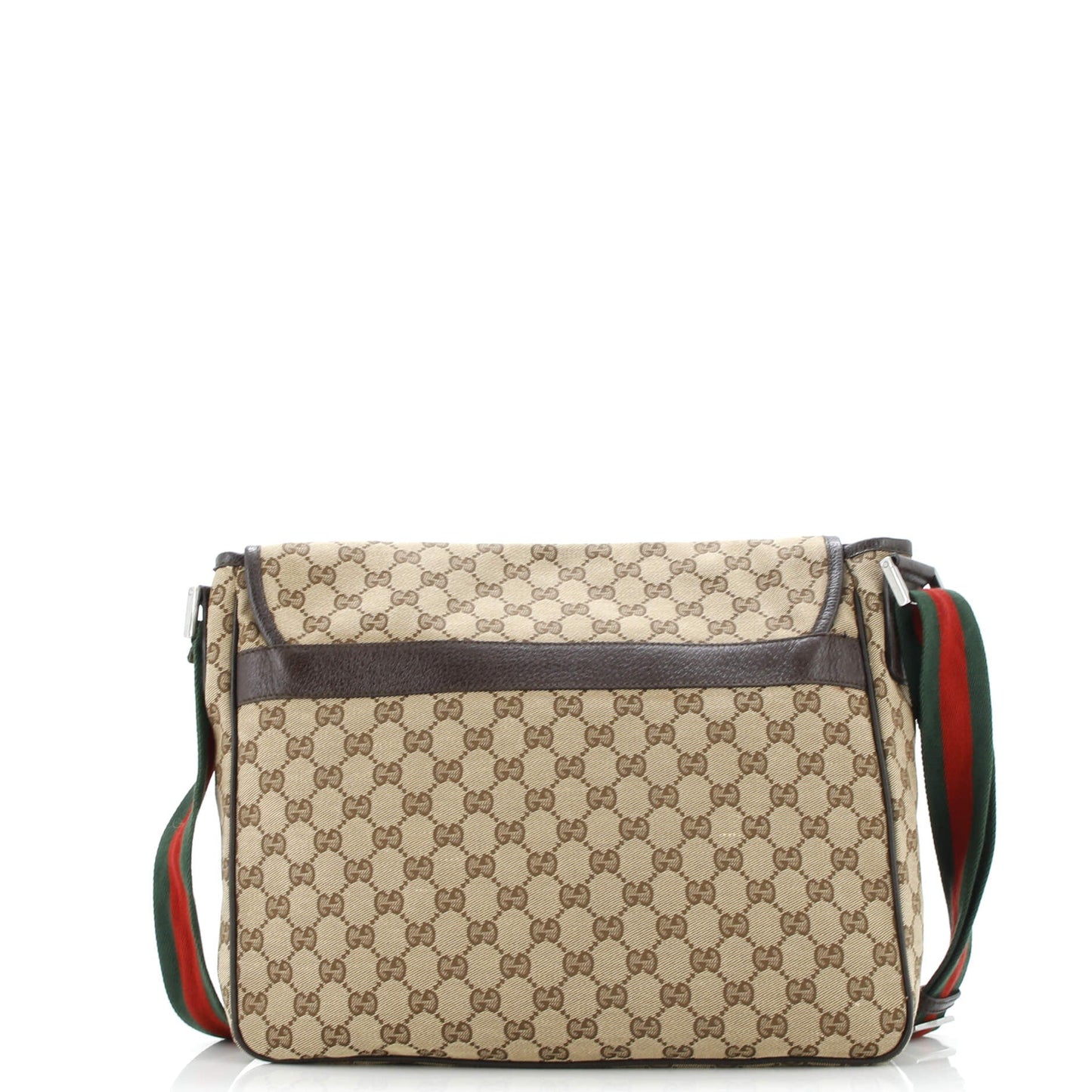 Web Strap Flap Messenger GG Canvas Medium