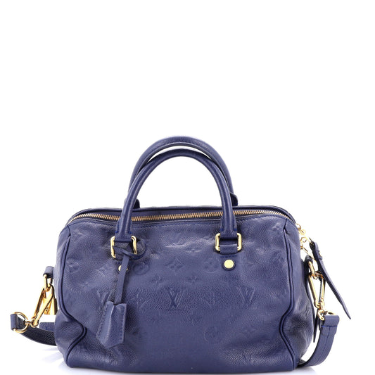Speedy Bandouliere Bag Monogram Empreinte Leather 25