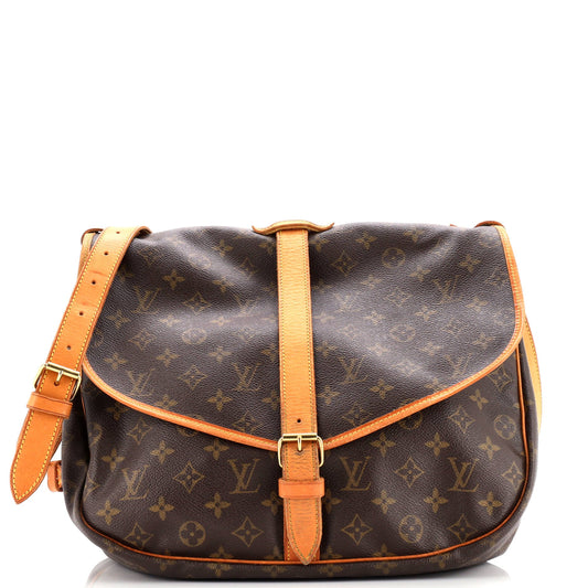 Saumur Handbag Monogram Canvas 35