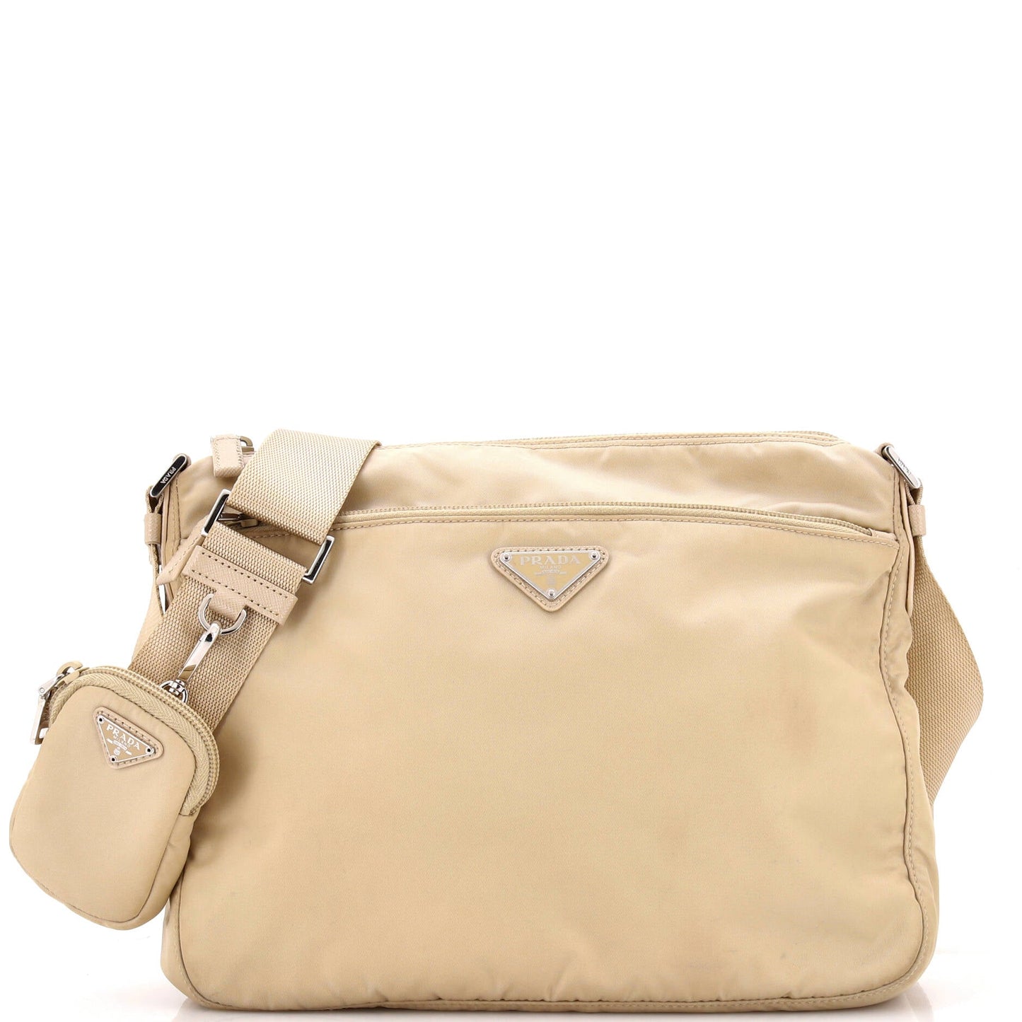 Re-Edition Front Pocket Messenger Bag Tessuto Large