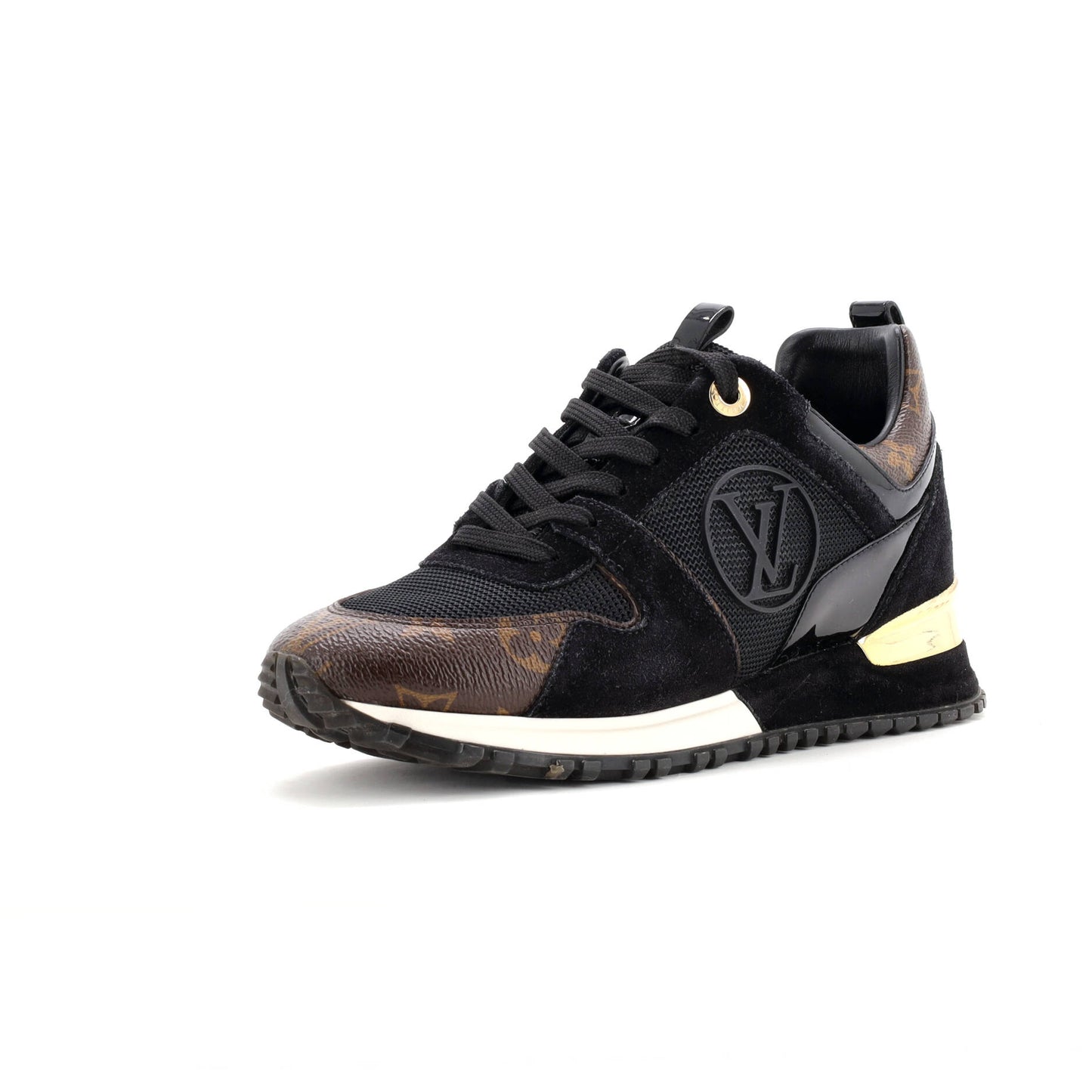 Women's Run Away Sneakers Mesh with Monogram Canvas and Suede