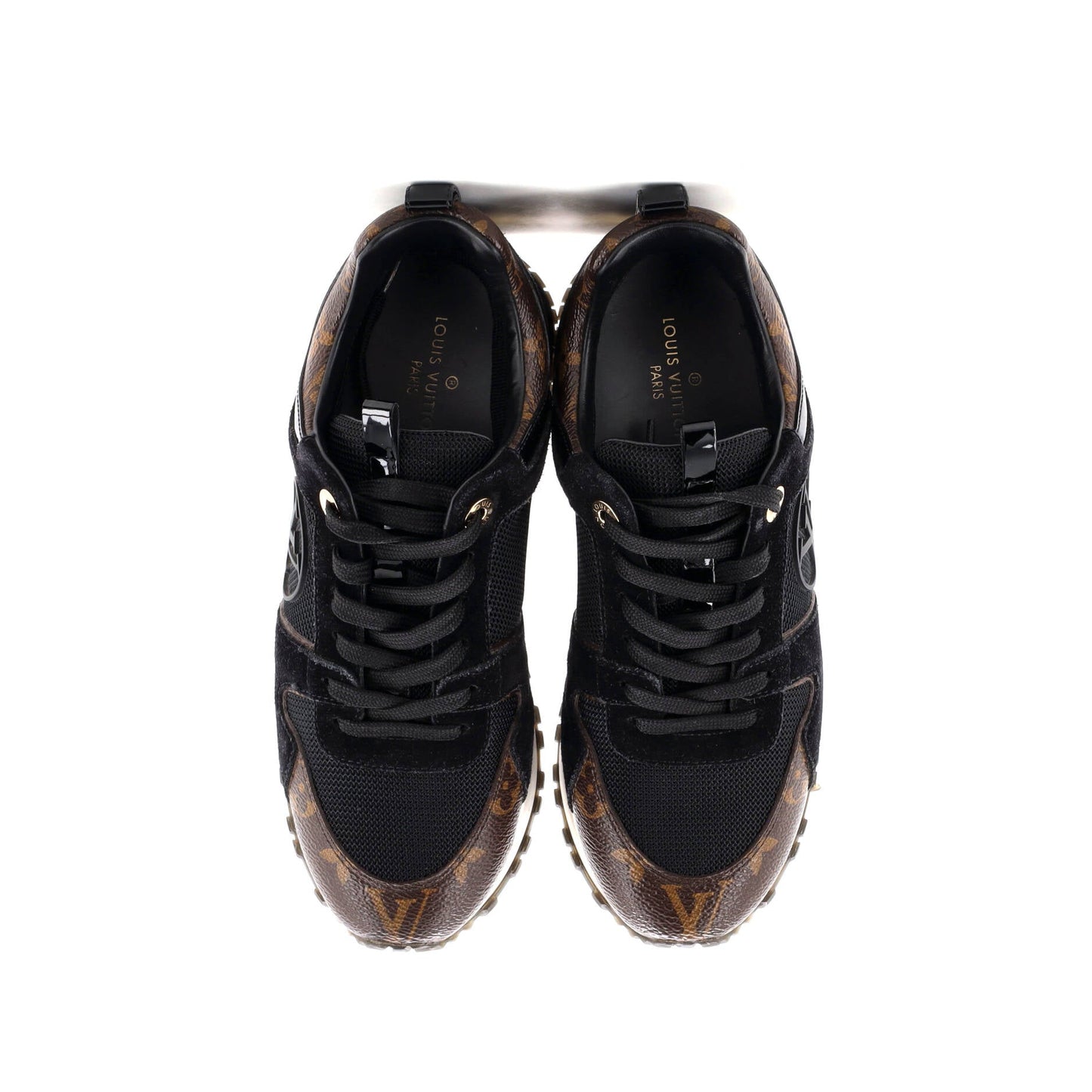 Women's Run Away Sneakers Mesh with Monogram Canvas and Suede