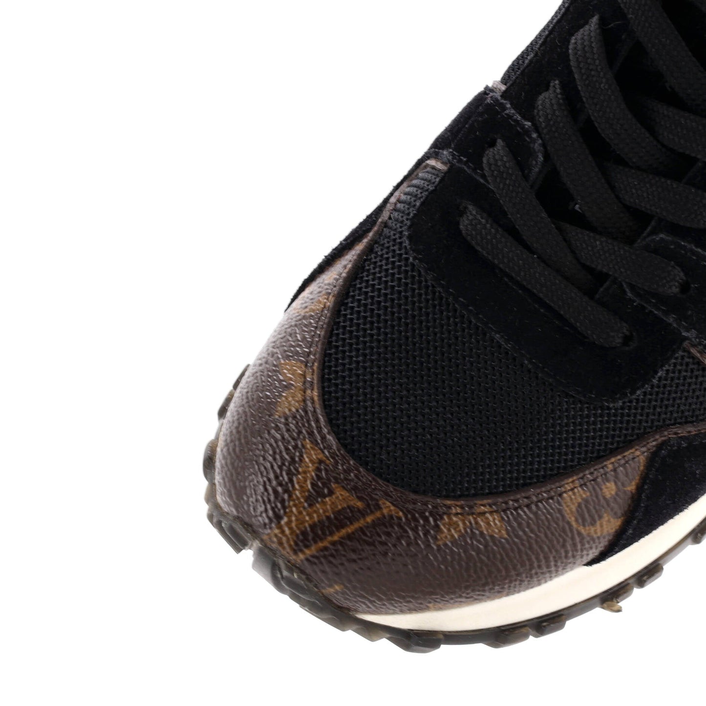 Women's Run Away Sneakers Mesh with Monogram Canvas and Suede