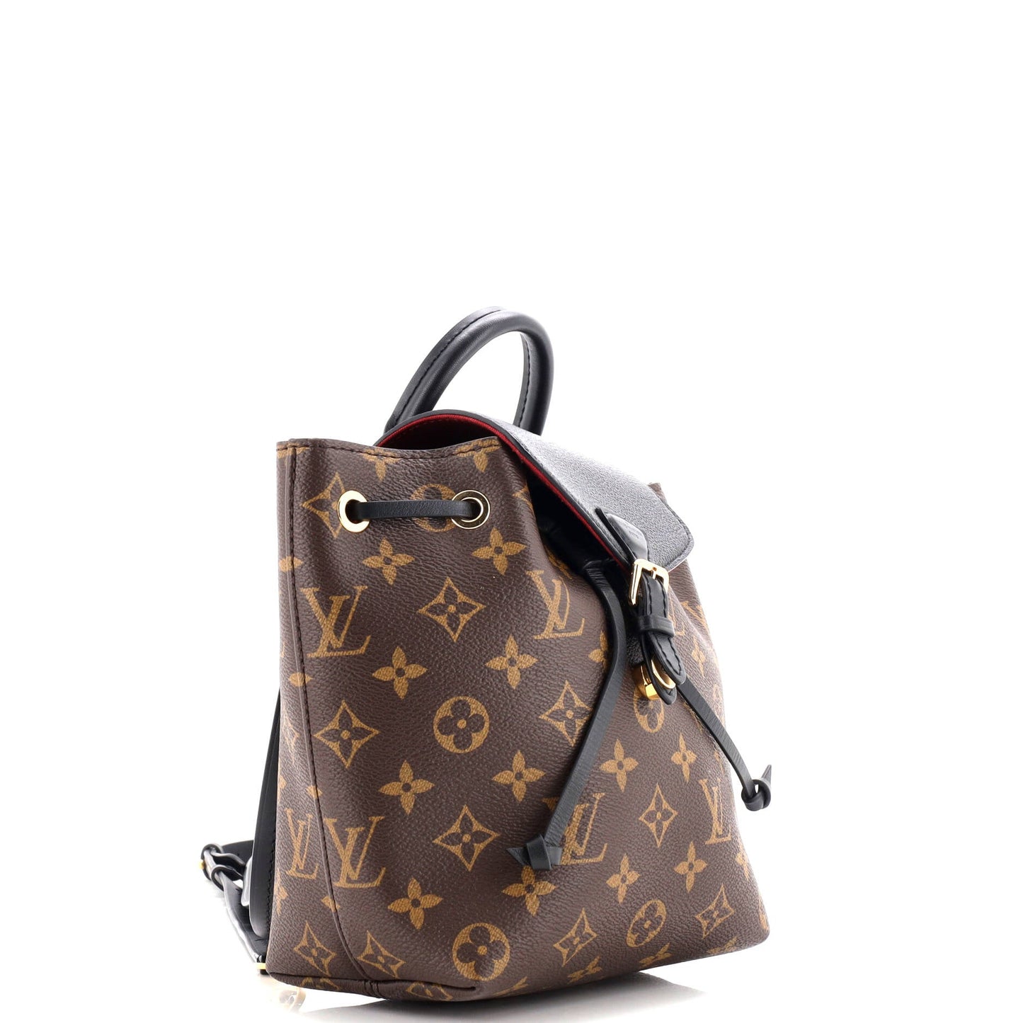 Montsouris NM Backpack Monogram Canvas with Leather BB