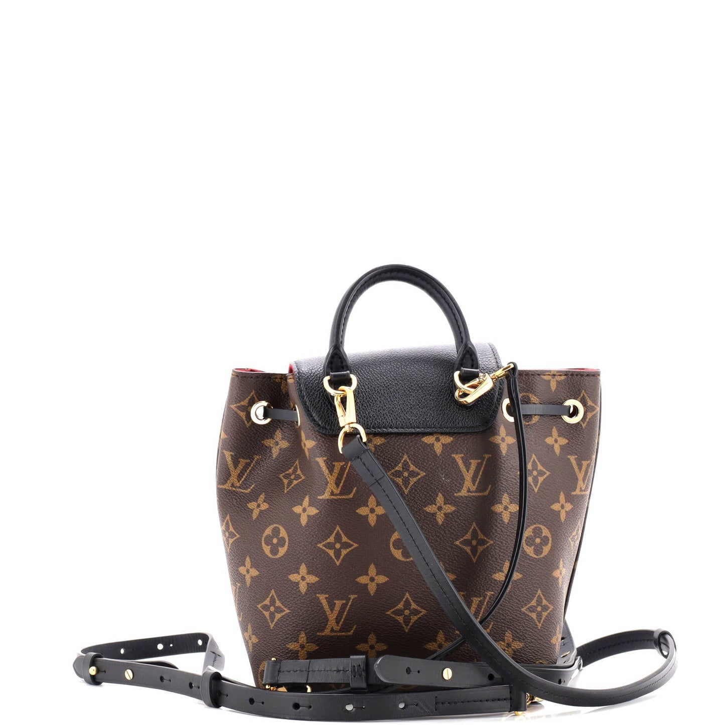 Montsouris NM Backpack Monogram Canvas with Leather BB