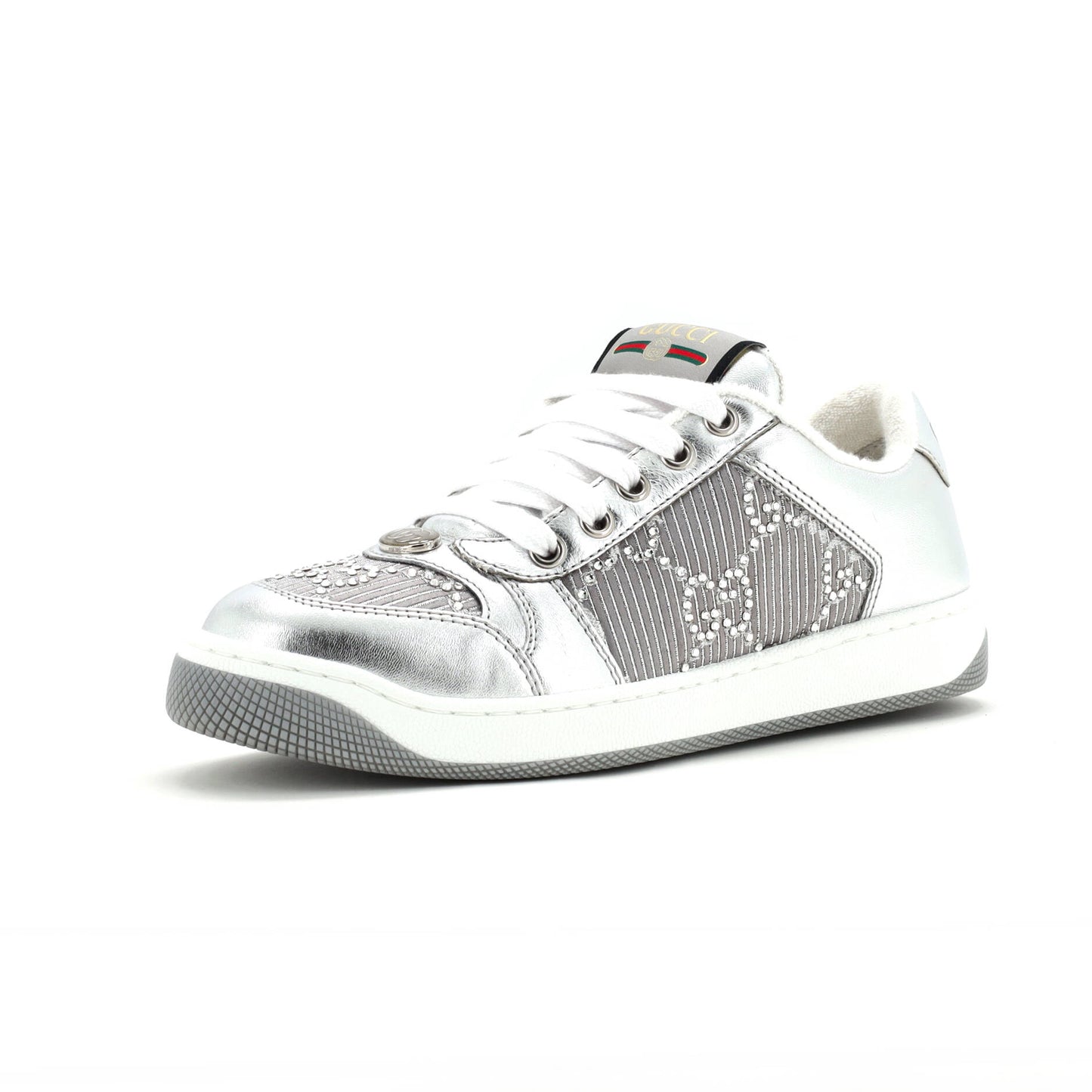 Screener Sneakers Leather with Crystals