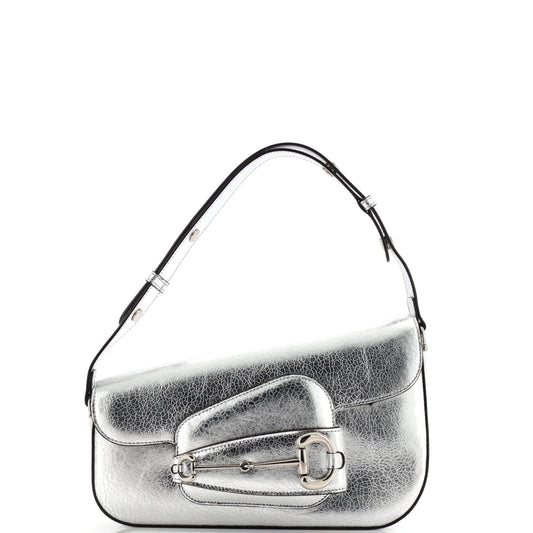Horsebit 1955 Asymmetric Shoulder Bag Leather Small