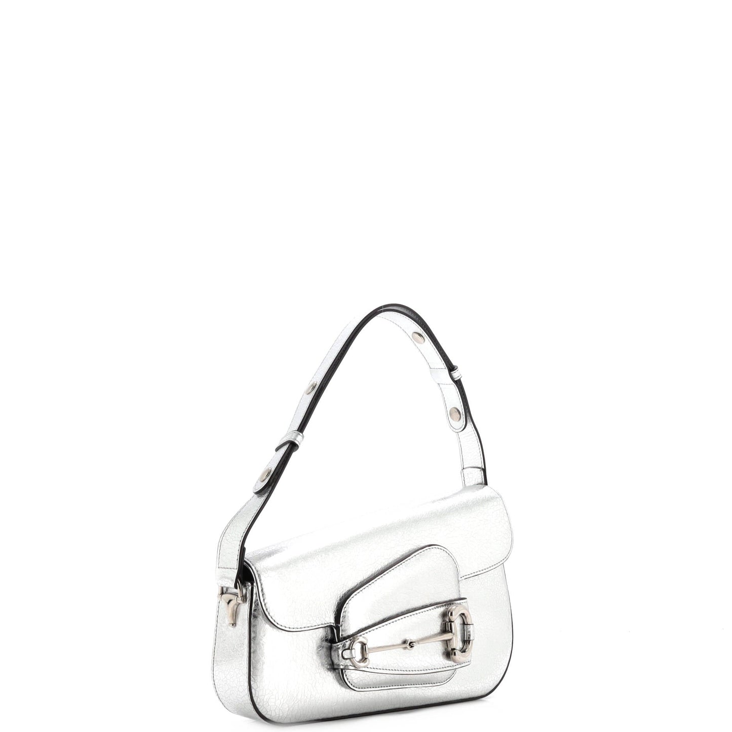 Horsebit 1955 Asymmetric Shoulder Bag Leather Small