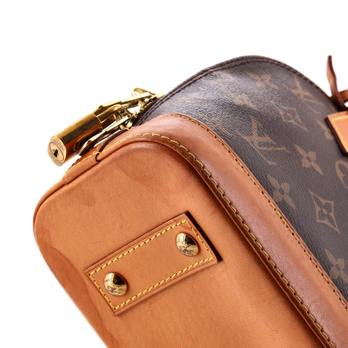 Alma Handbag Monogram Canvas BB