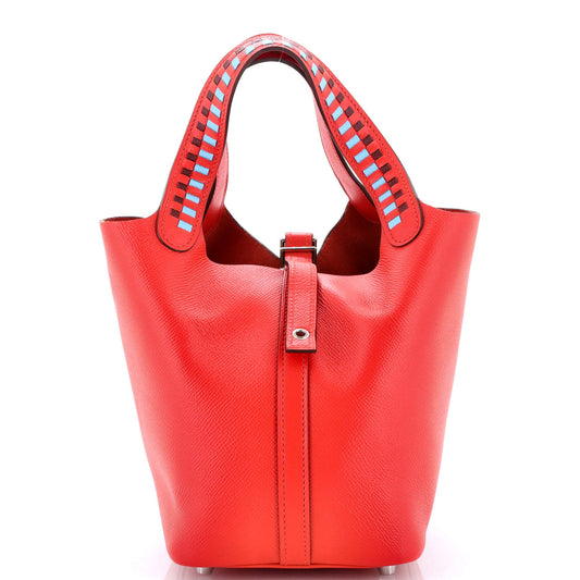 Picotin Lock Bag Tressage Epsom PM