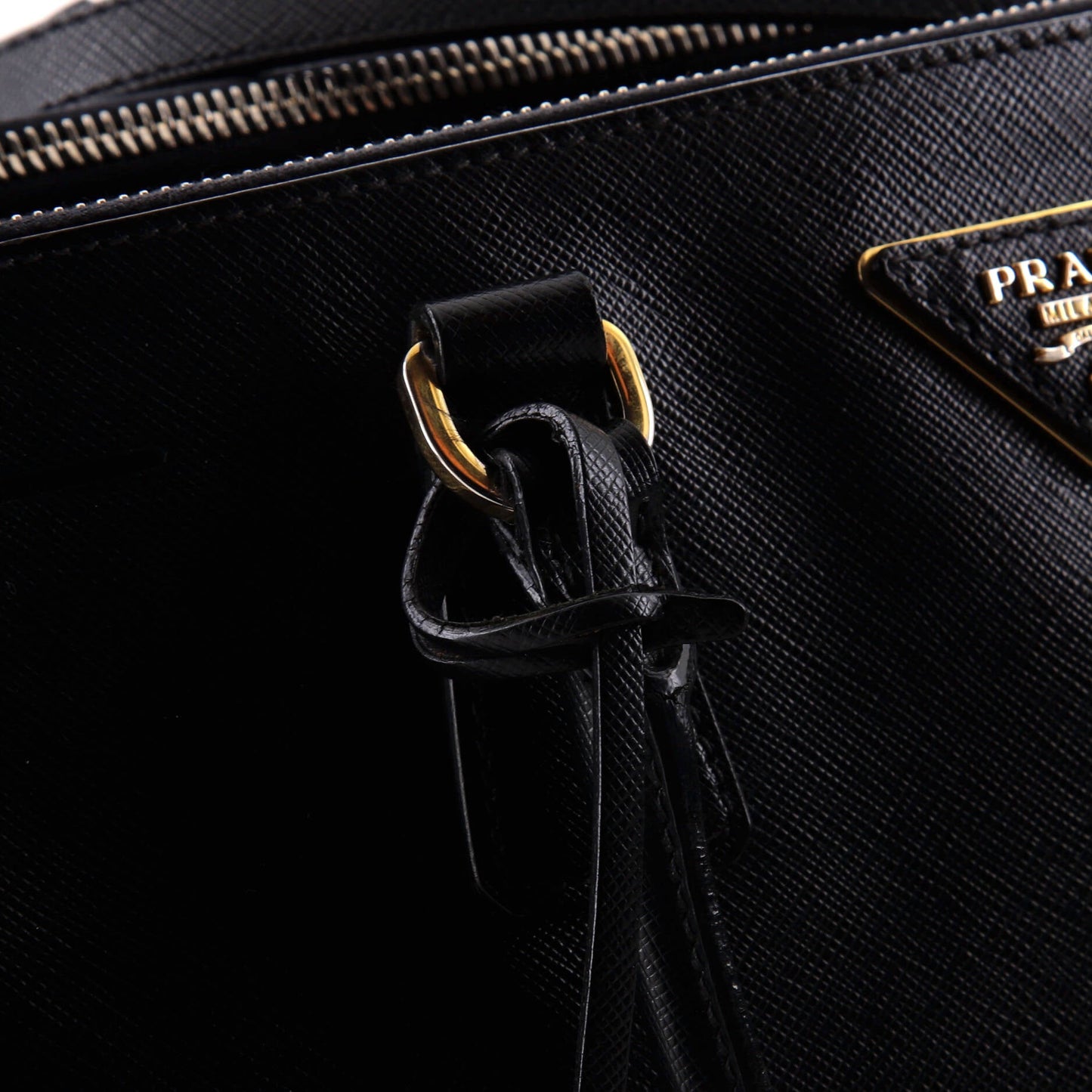 Galleria Double Zip Tote Saffiano Leather Medium