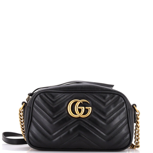 GG Marmont Shoulder Bag Matelasse Leather Small