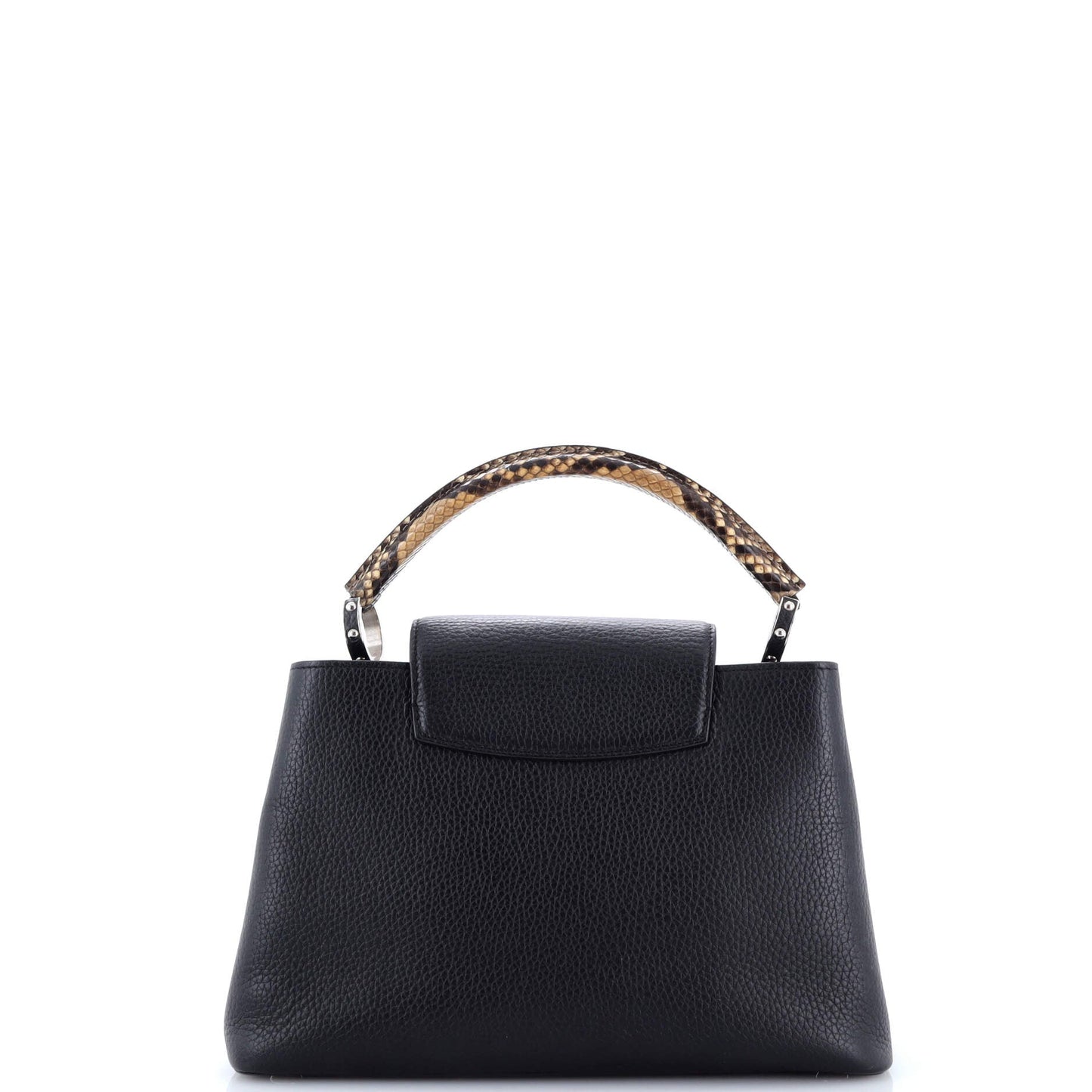 Capucines Bag Leather with Python PM
