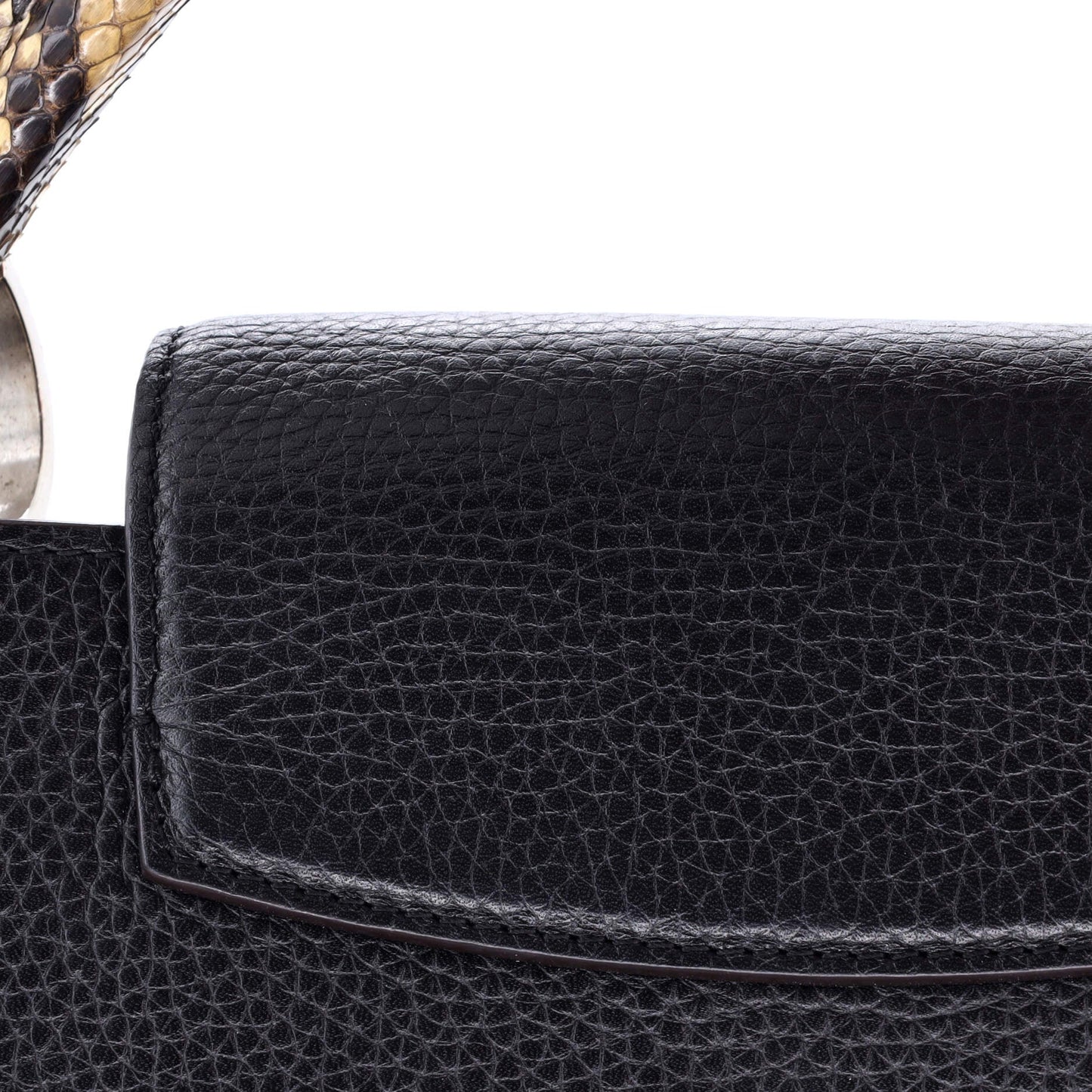 Capucines Bag Leather with Python PM